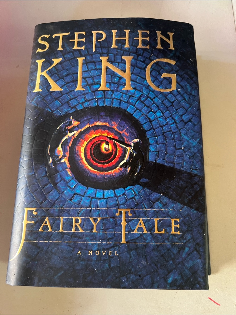 Stephen King "Fairy Tale" Title Page - Black Text on Cream Paper